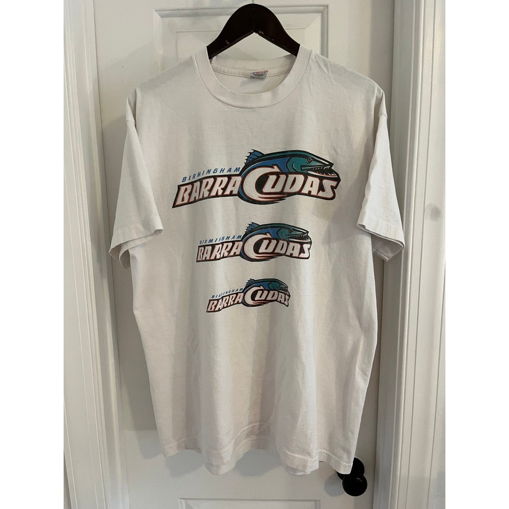 Vintage Birmingham Barracudas CFL‎ T-Shirt 90s